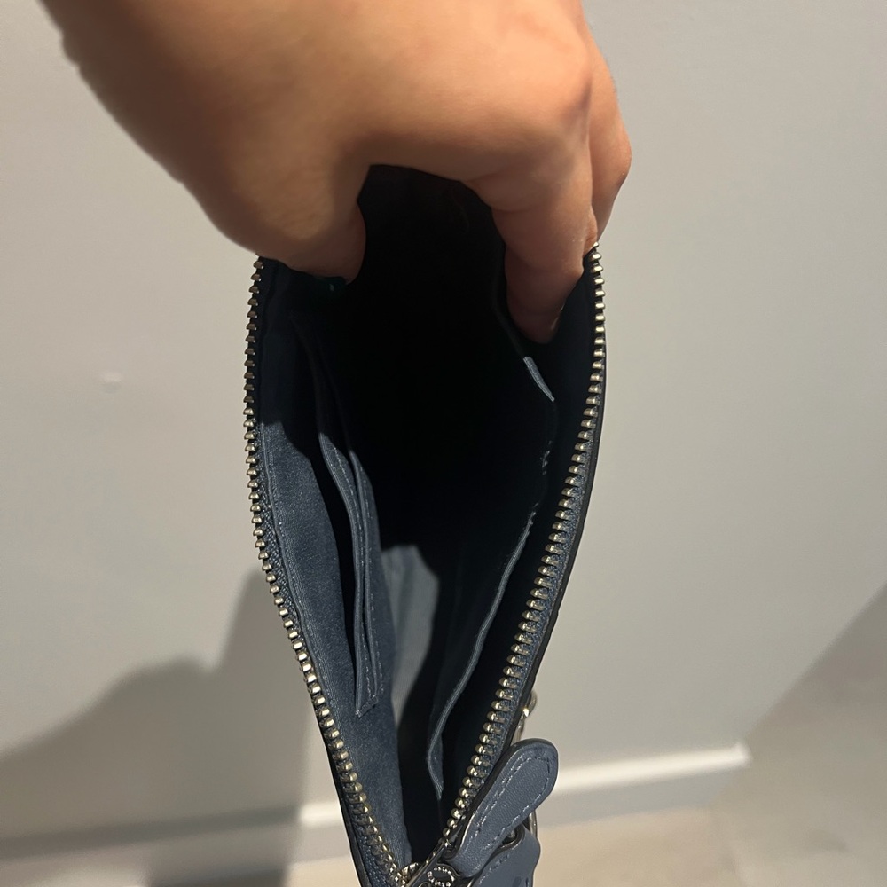Coach Dark Blue Mini Bag with Chain Strap - Picture 5 of 5